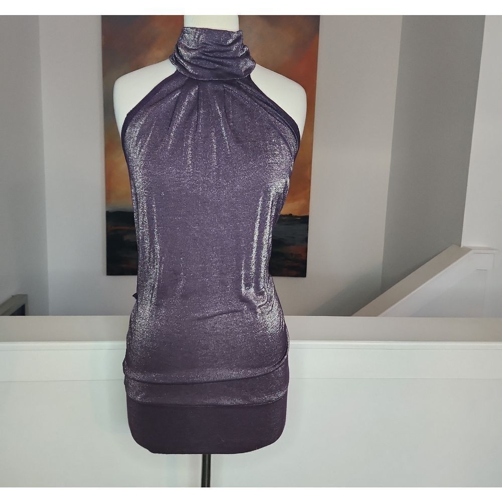 Salvage Purple Halter Dress size M